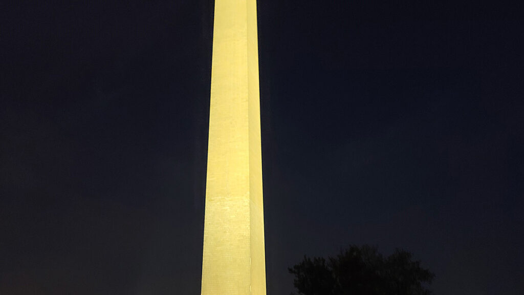 Additional Washington Monument photo for DC Falls Here.