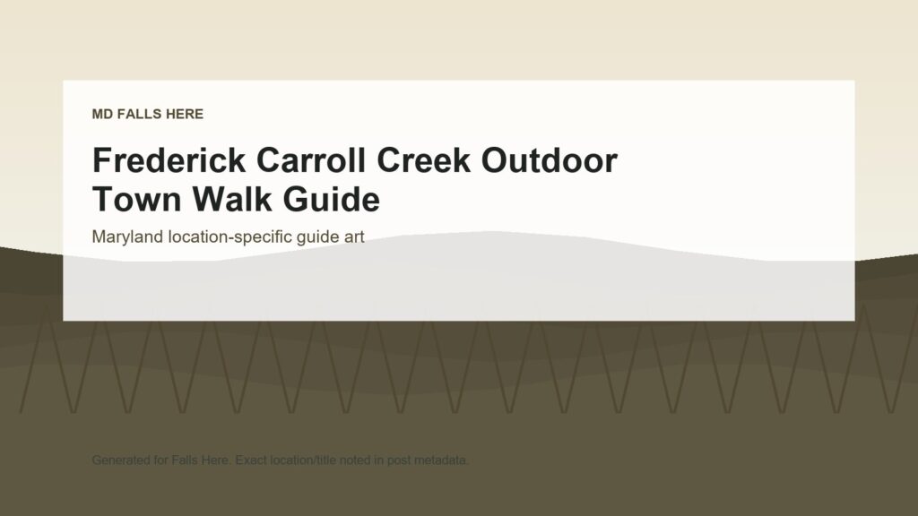 Local context image for Maryland Outdoor Reset Starter Guide: Trails, Water, and Small-Town Stops.
