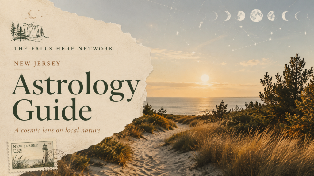 New Jersey astrology guide artwork for New Jersey Monthly Sky Overview: July 2026.