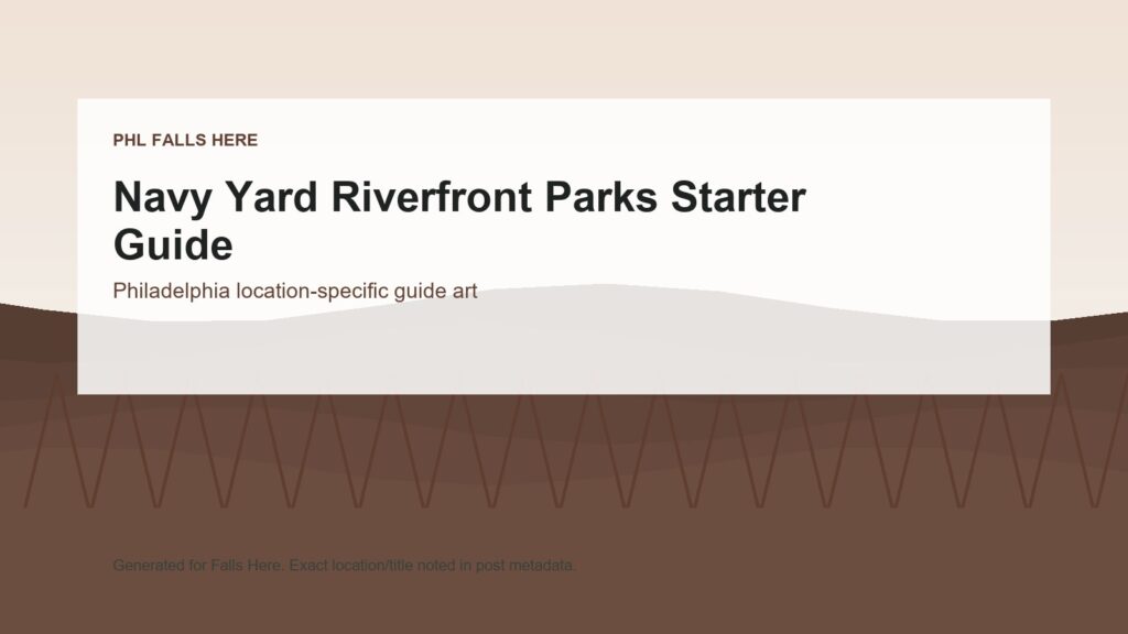 Local context image for Philadelphia Outdoor Reset Starter Guide: Parks, River Walks, and 215 Energy.