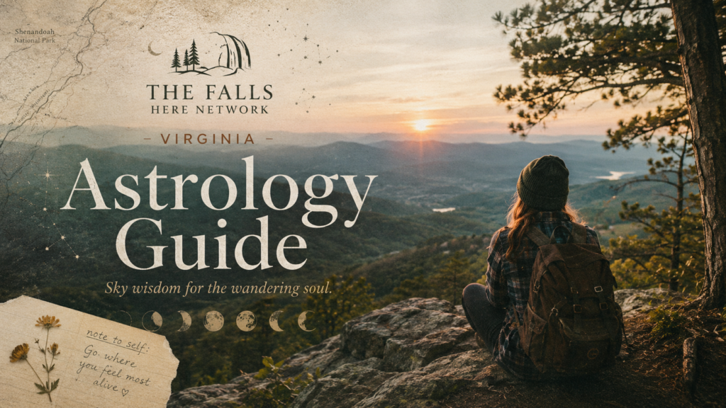 VA Falls Here image for Virginia Monthly Sky Overview: July 2026.
